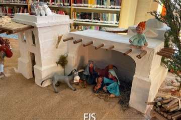 Un belén de pastilina, atractivo de la Biblioteca Saulo Torón (Telde)/Francisco Javier Santana.